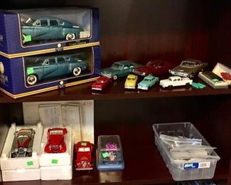 QUALITY DIECAST MINT IN BOX CARS, AND GREAT CONDITION PROMO CARS.