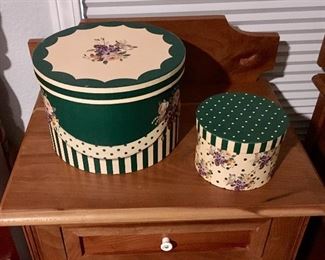 HAT BOXES.