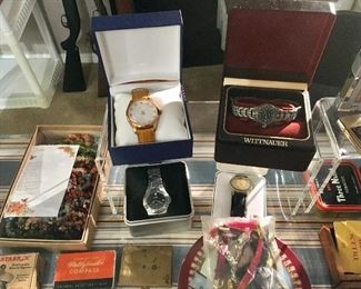 VINTAGE WATCHES, SOME NEW IN BOXES