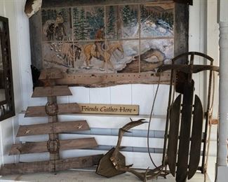 Sled sold, and it turns out the art work was installed and cannot be removed. 