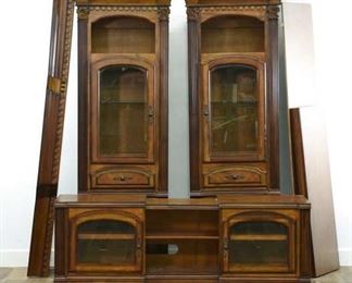 Large American Traditional Media Center Cabinet 