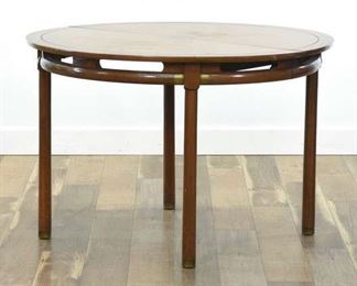 Mid Century Modern Round Floating Top Dining Table