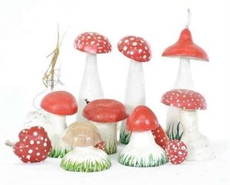 Mix Lot Wes Farmer Red Mushrooms