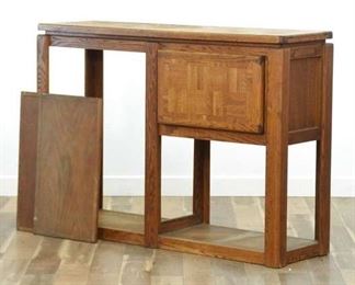 Danish Modern Open Frame Cabinet 