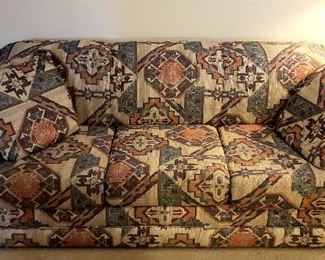 Geo pattern sofa