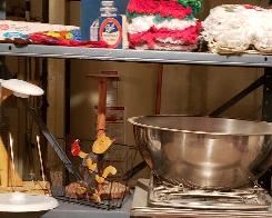 Cookware, table cloths, bowels etc.