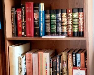 Bookcase & a few books