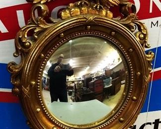 Antique "Fish-Eye" Mirror