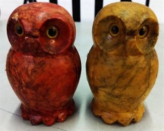 Italian Alabaster Owls
