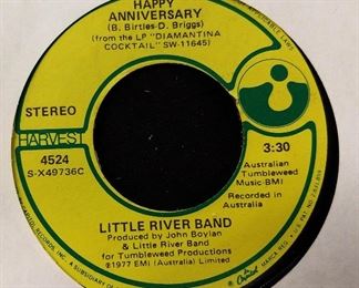 Vintage 45 Record- Little River Band
