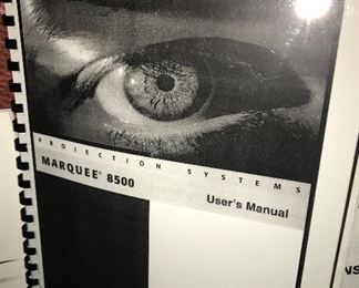 Lots of owner’s manuals, please look for pix of actual components!