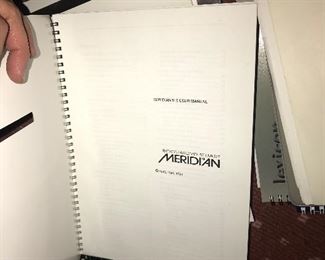 Lots of owner’s manuals, please look for pix of actual components!