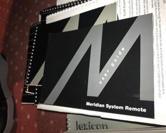 Lots of owner’s manuals, please look for pix of actual components!