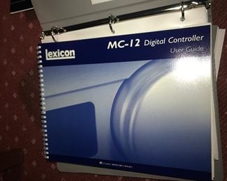 Lots of owner’s manuals, please look for pix of actual components!