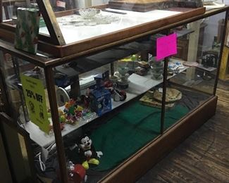 Vintage Display Case, Glass & Wood