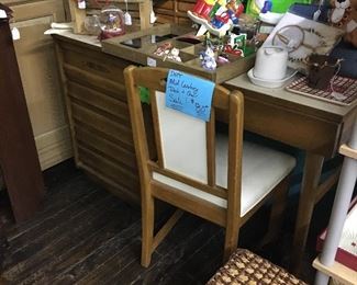 Mid Century Modern Writing Desk with Chair.