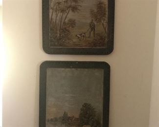 PAINTINGS ON SLATE
