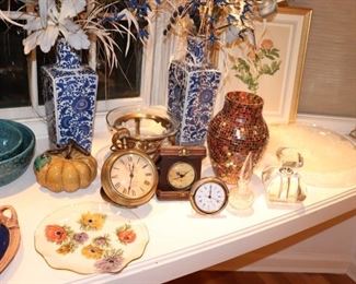 Clocks and Decorative Items