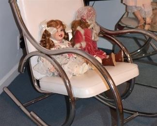 Rocking Chair and Dolls