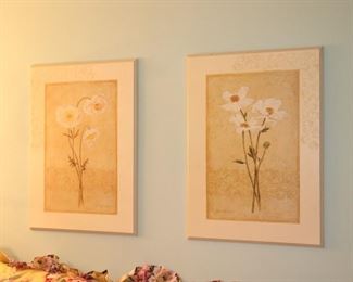 Pair of Floral Prints