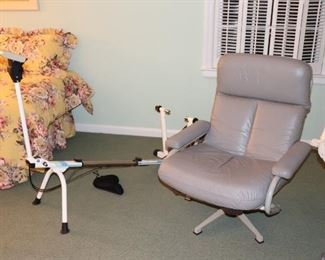 Leather Chair and Exercise 