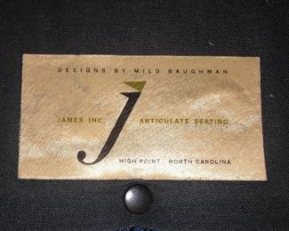 1960s Milo Baughman Arm Chair