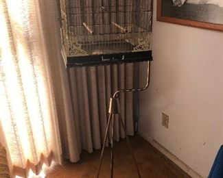 Mid Century Bird Cage