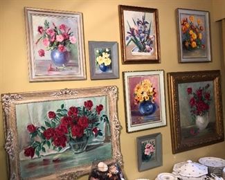 Original Oil Paintings some 60 to 75 years old. 