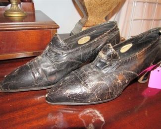Very old leather witch shoes