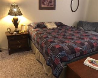Queen Bed with mattress set. 