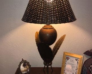 1 of 2 matching lamps. 