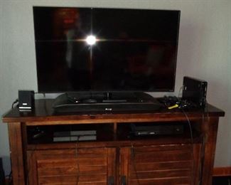 tv and tv stand & electronics