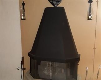 Retro Electric fireplace