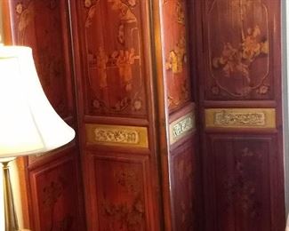 V ery Ornate Antique Wood Screen