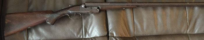 Early Double Barrel Shotgun