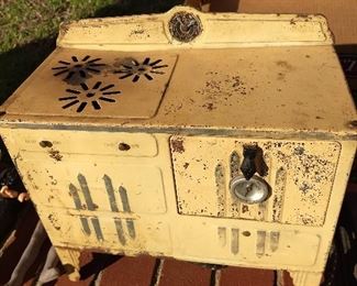 Antique Toy Stove Electric