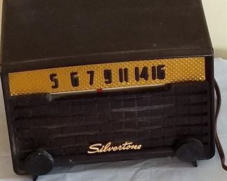 Vintage Silvertone Radio