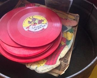 Is this a thing? Hot pink 45s? Because if so, we are ground zero for this thing