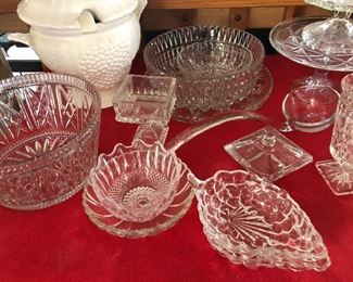 crystal and glassware