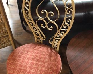 metal ice cream chairs