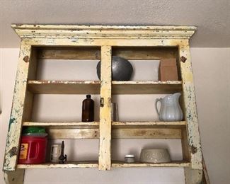 chippy wall cupboard