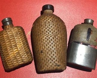 Antique English Flasks