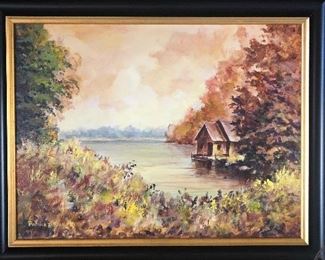 Beautiful signed painting Patrick D. Kane