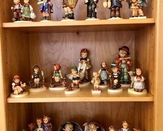 Vintage selection of Goebel figurines W. Germany; each marked and dated
