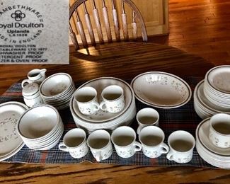 Royal Doulton Lomethware ‘Uplands’ 70 Pieces