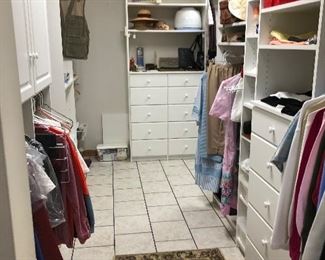 Packed closet, Birkenstocks, L.L. Bean boots, SAS sandals and more