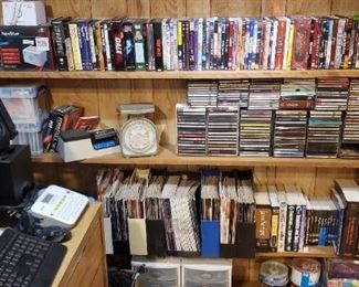 DVDs / CDs / Cassettes