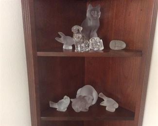 Steuben and Lalique glass