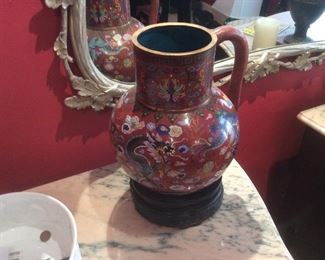 Cloisonné pot