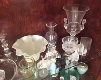 Lalique glass. 